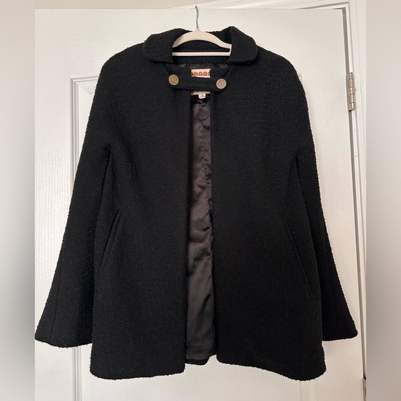 Chelsea & Violet Jackets & Blazers - Black Cape Coat